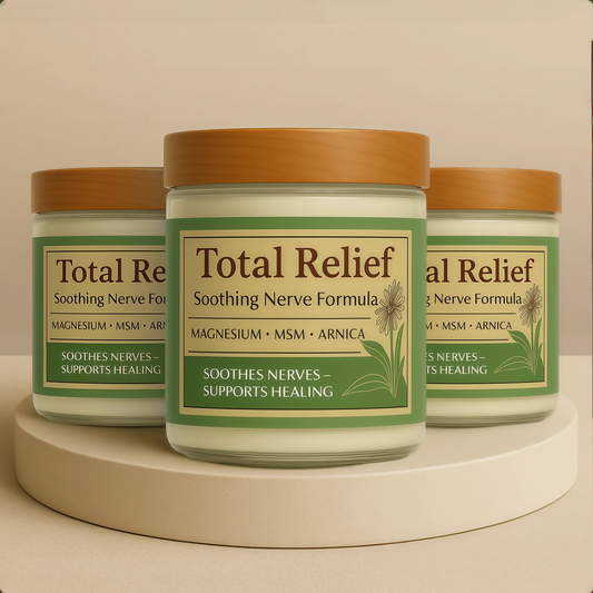 Total Relief Magnesium Cream - Topical Lotion for Muscles & Joints, 3.5 oz