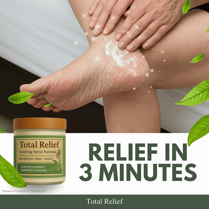 Total Relief Magnesium Cream - Topical Lotion for Muscles & Joints, 3.5 oz