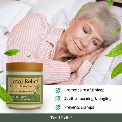 Total Relief Magnesium Cream - Topical Lotion for Muscles & Joints, 3.5 oz